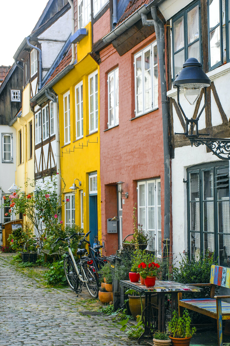 Huser am Sievers Thorweg, Engelsgrube 31, Lbeck. Aufnahme: 21. August 2021.