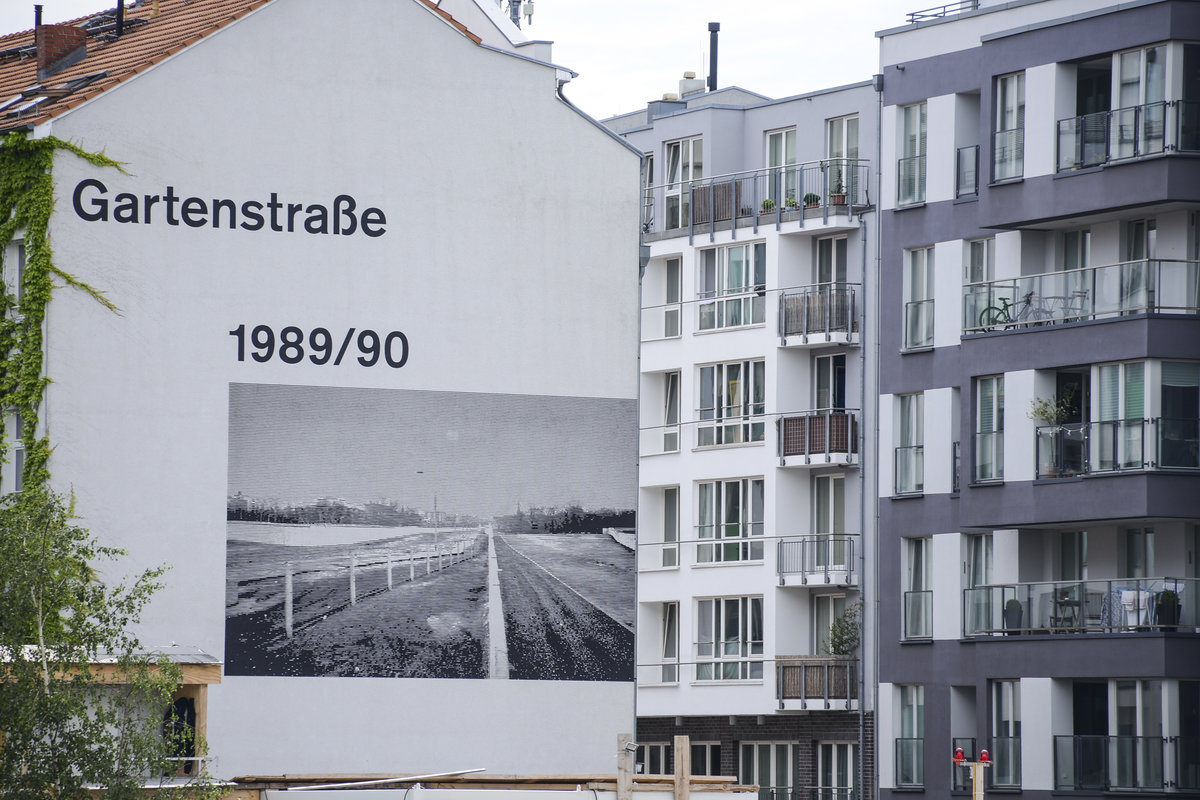 Huser an der Gartenstrae im Berliner Ortsteil Gesundbrunnnen. Aufnahme: 8. Juni 2019.