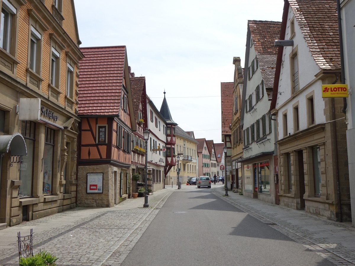 Huser in der Hauptstrae von Creglingen (14.05.2015)