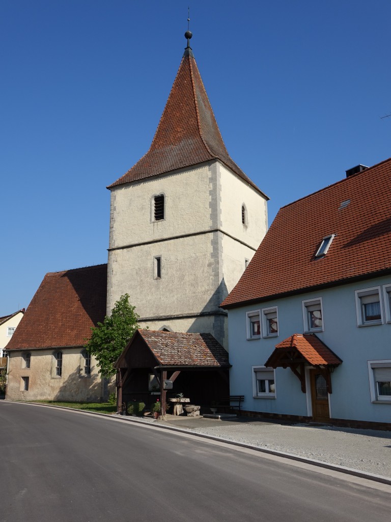 Hagenau, Evang.-Luth. Chorturmkirche, Ende des 15. Jahrhundert (14.05.2015)