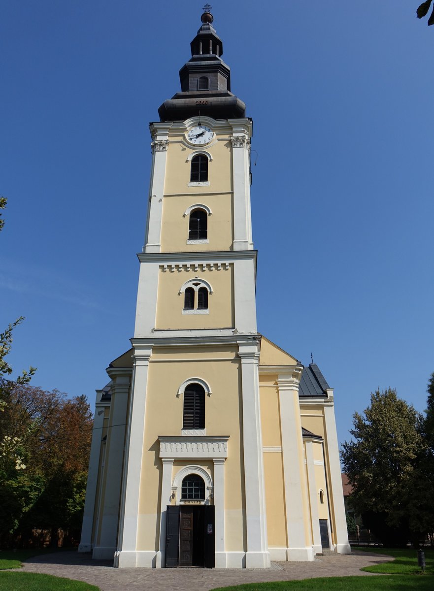 Hajdudorog, sptbarocke griechisch katholische Kirche, erbaut 1605 (05.09.2018)