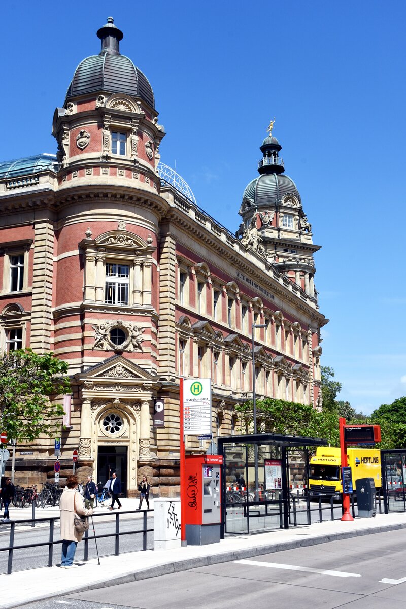 HAMBURG, 25.05.2023, das frhere Oberpostdirektionsgebude am Stephansplatz