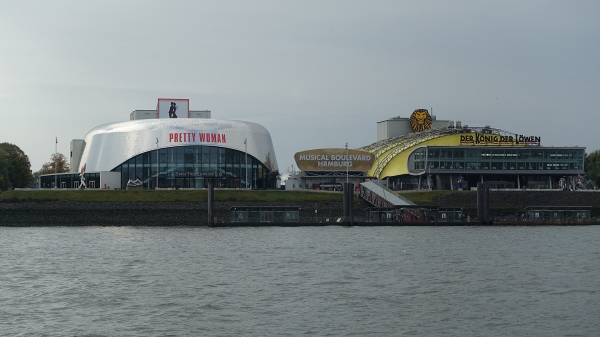 Hamburg am 13.10.2019: die Hafentheater auf Steinwerder /