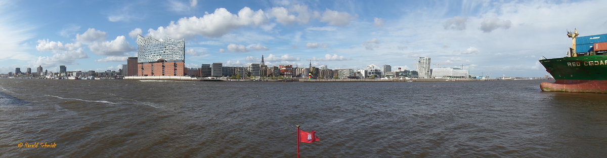 Hamburg am 3.5.2016: Der Hafenrand von St. Pauli bis Baakenhafen /