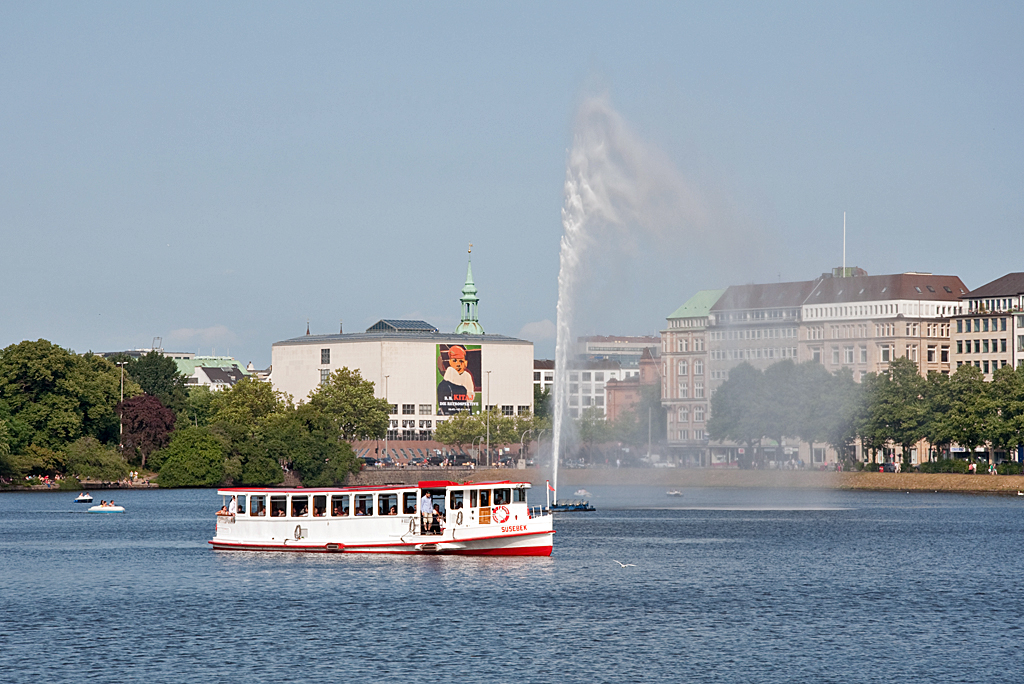 Hamburg - Binnenalster - 13.07.2013