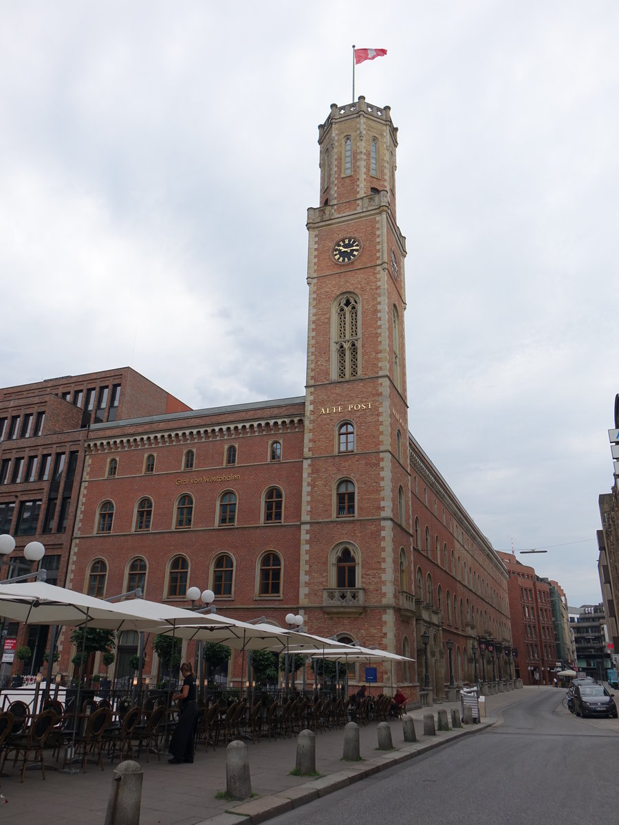 Hamburg, Gebude der alten Post in der Poststrae (10.06.2018)