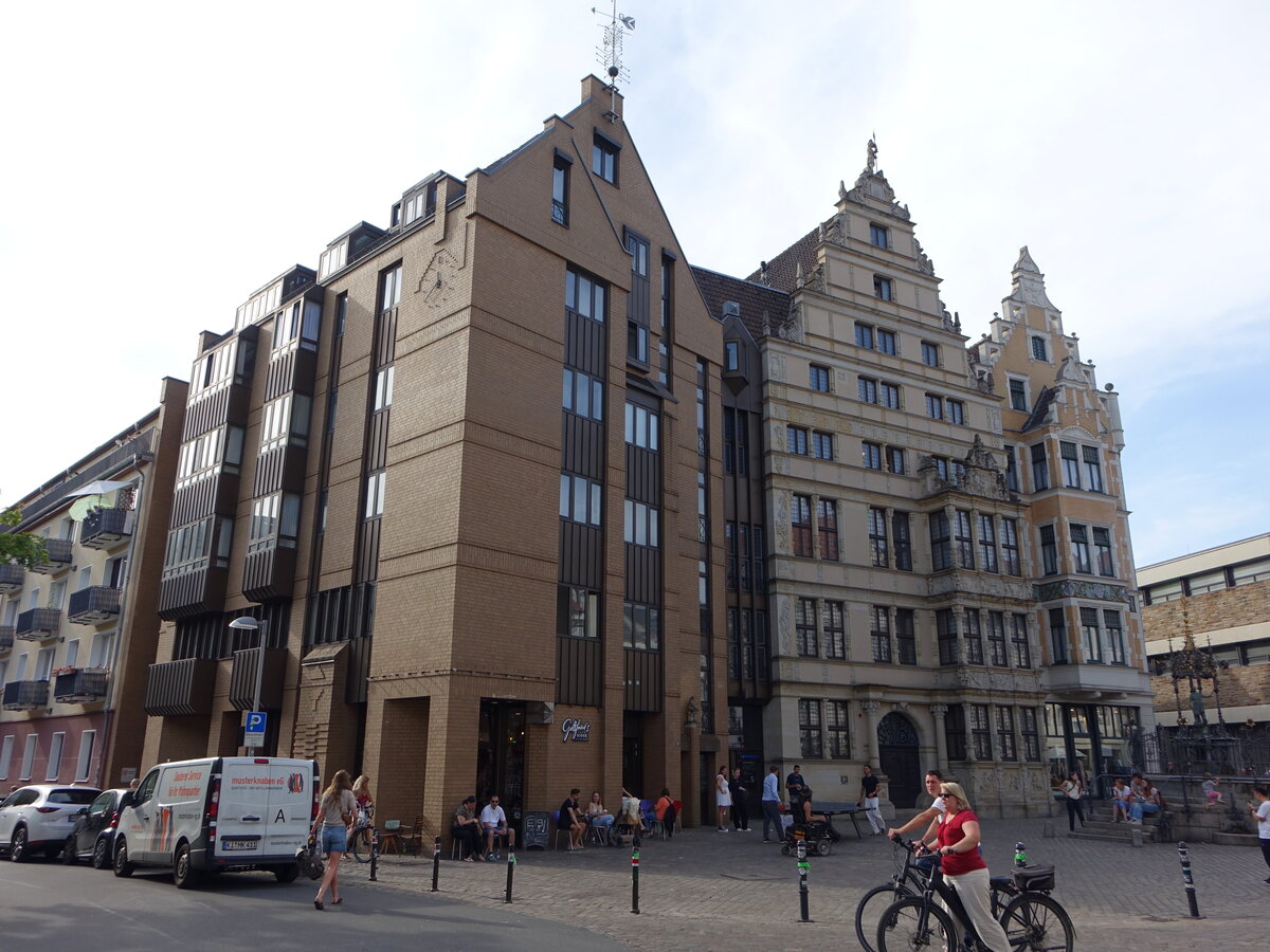 Hannover, Leibnitzhaus am Holzmarkt, Wiederaufbau von 1981 bis 1983 (20.09.2025)