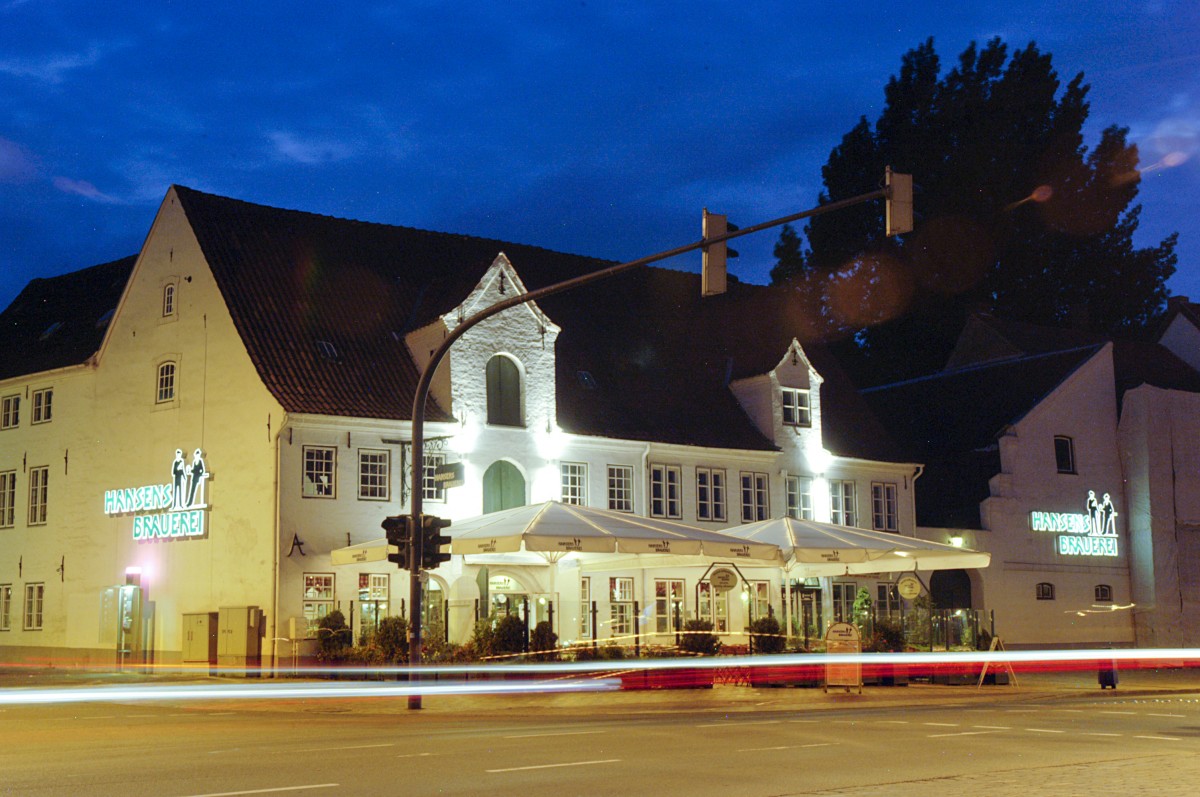 Hansens Brauerei in Flensburg. Aufnahmedatum: 15. Juni 2007.