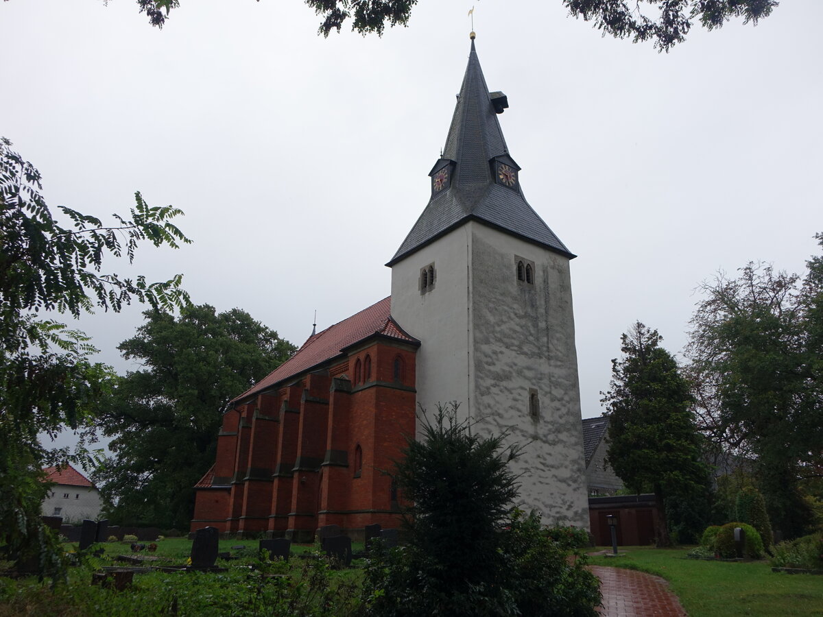 Harber, evangelische St. Katharinen Kirche, erbaut im 19. Jahrhundert (15.09.2025)