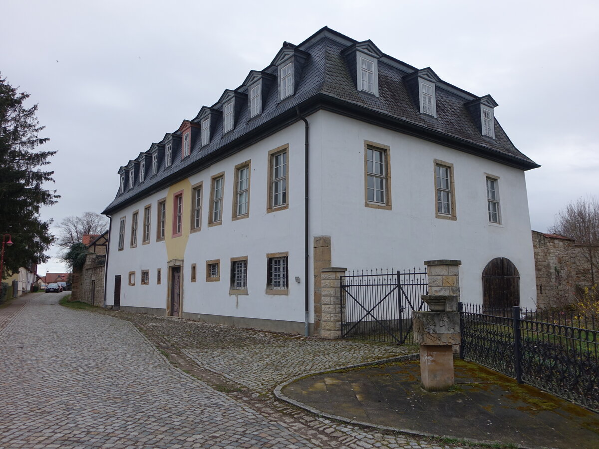 Hardisleben, Jagdschloss in der Schulstrae (26.03.2023)