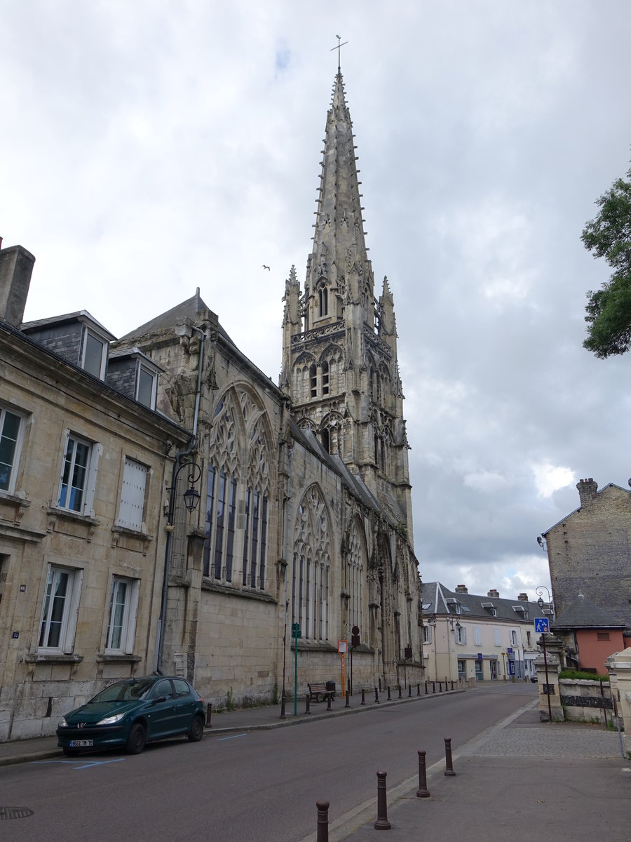 Harfleur, sptgotische Saint-Martin Kirche, erbaut im 15. Jahrhundert (14.07.2016)