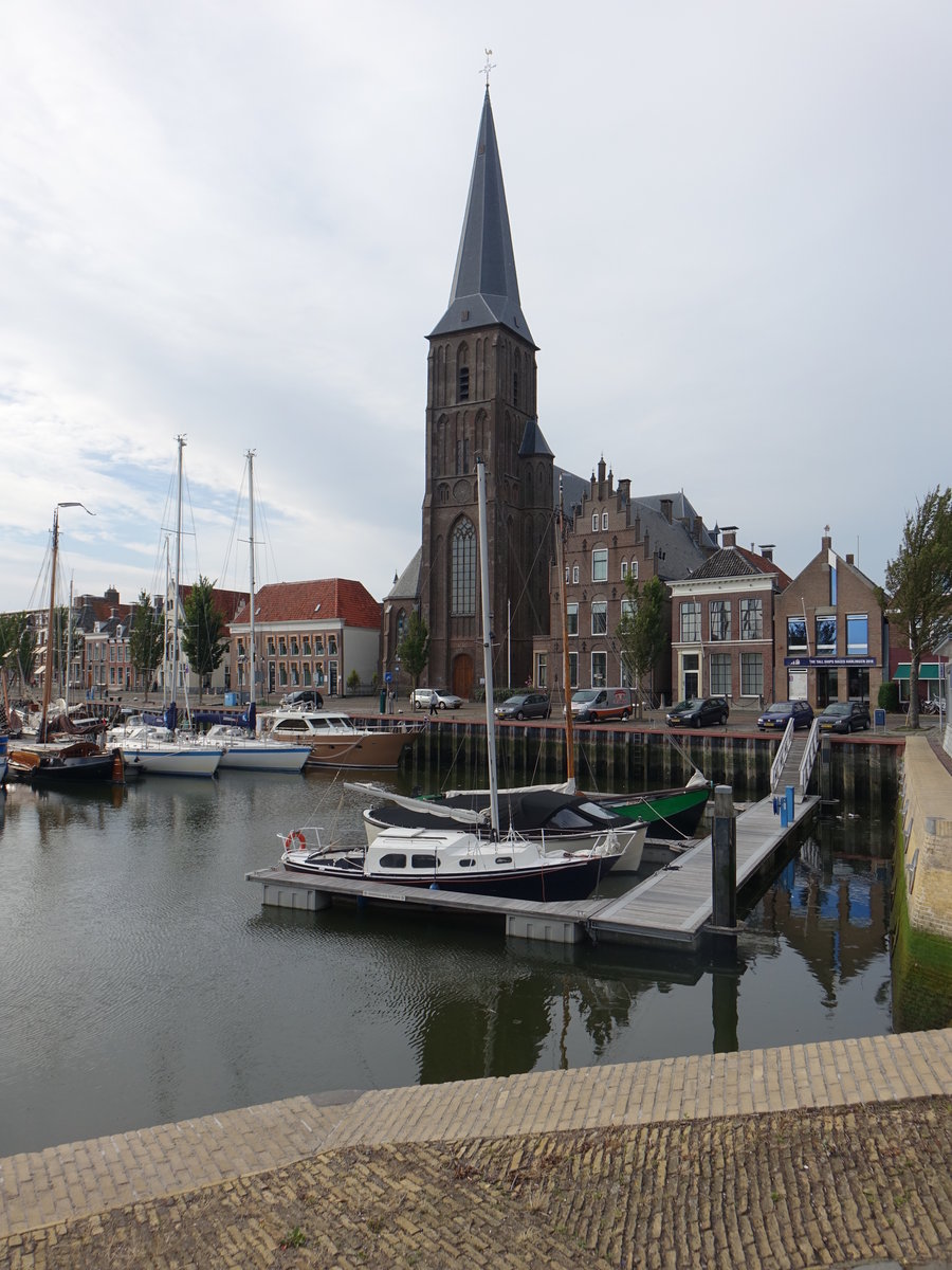 Harlingen, kath. St. Michael Kirche am Zuiderhaven (26.07.2017)