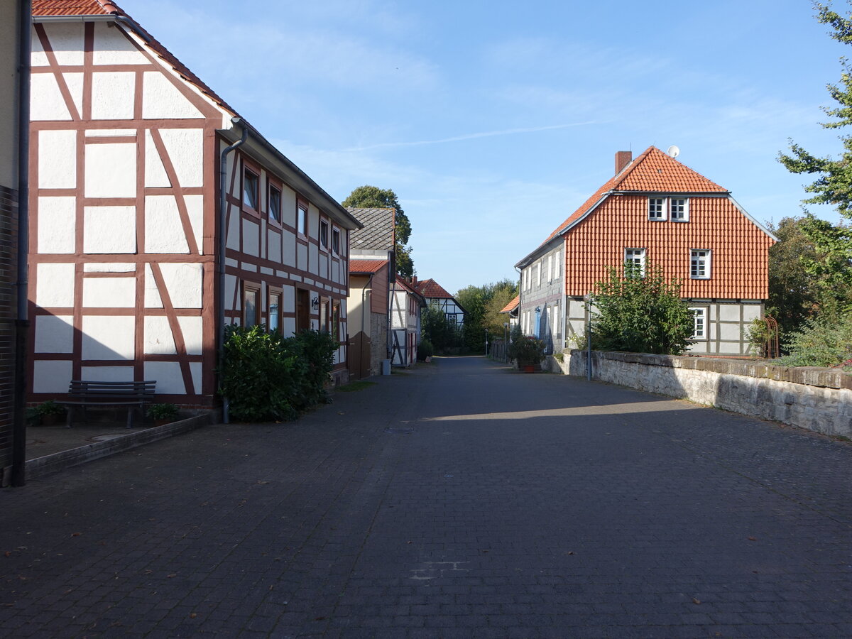 Harste, Fachwerkhuser im Kirchwinkel (28.09.2023)