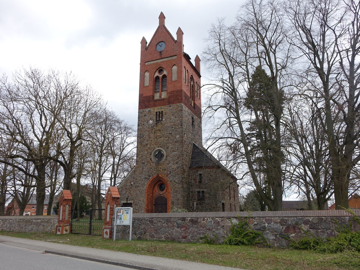 Hasenfelde, evangelische Kirche, sp�tgotische Kirche aus dem 13. Jahrhundert (05.04.2026)