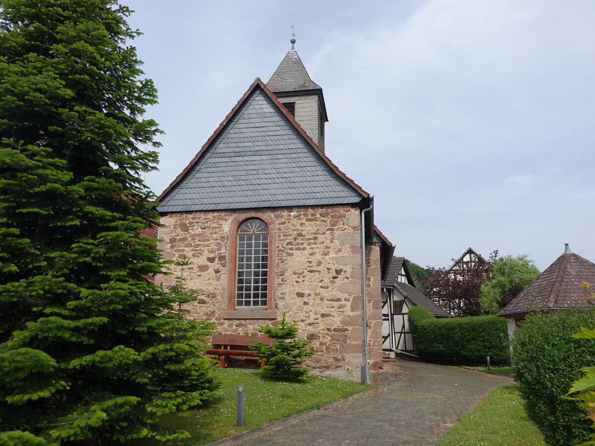 Hasselbach, evangelische Kirche, erbaut bis 1797 (04.06.2022)