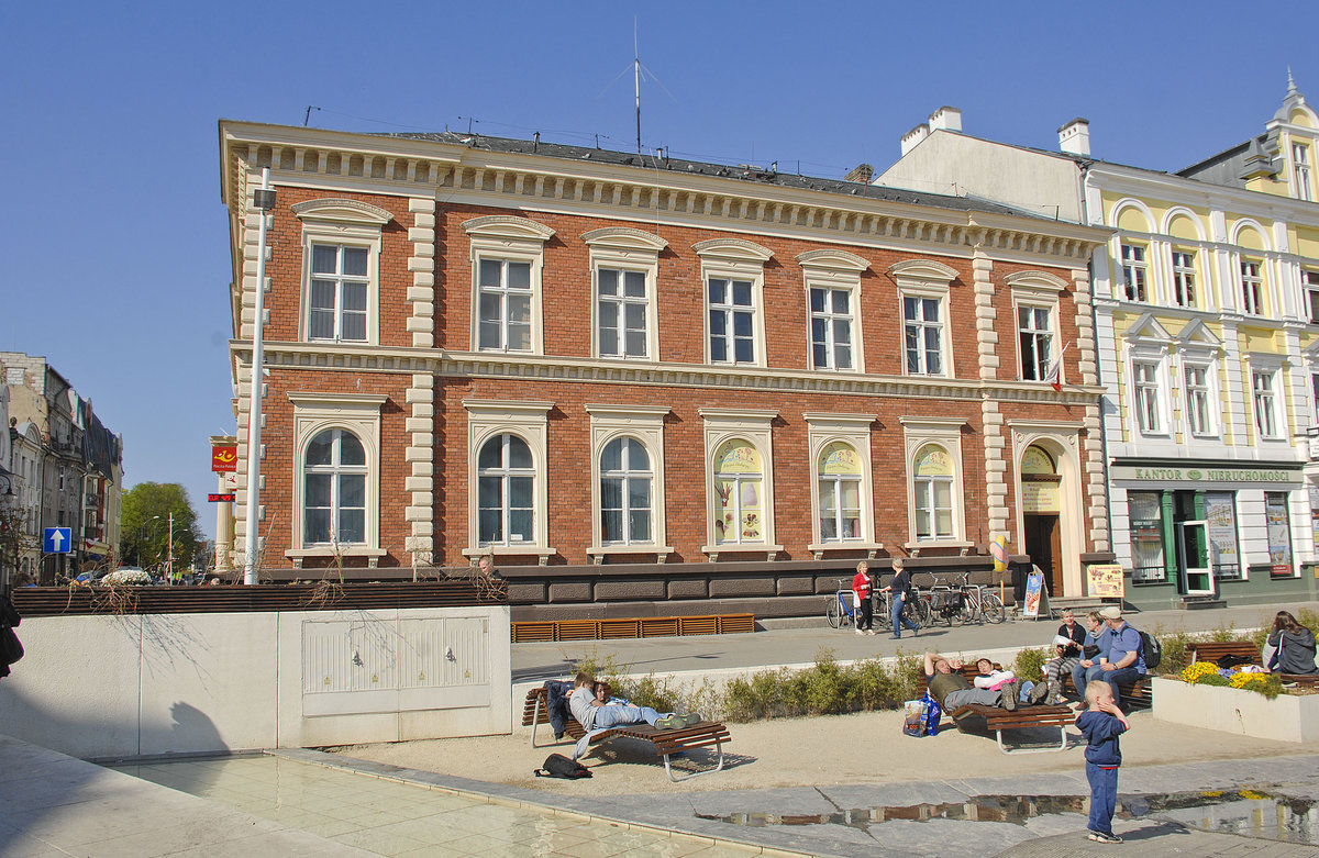 Hauptpostamt in Świnoujście (Swinemnde). Aufnahme: 7. Mai 2016.