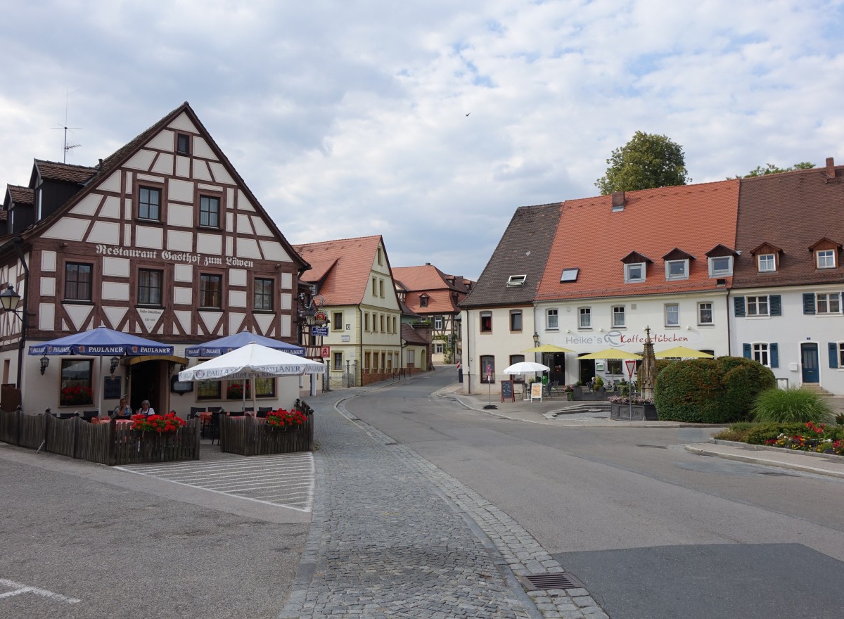 Hauptstrae von Heilsbronn, Lkr. Ansbach (02.08.2015)