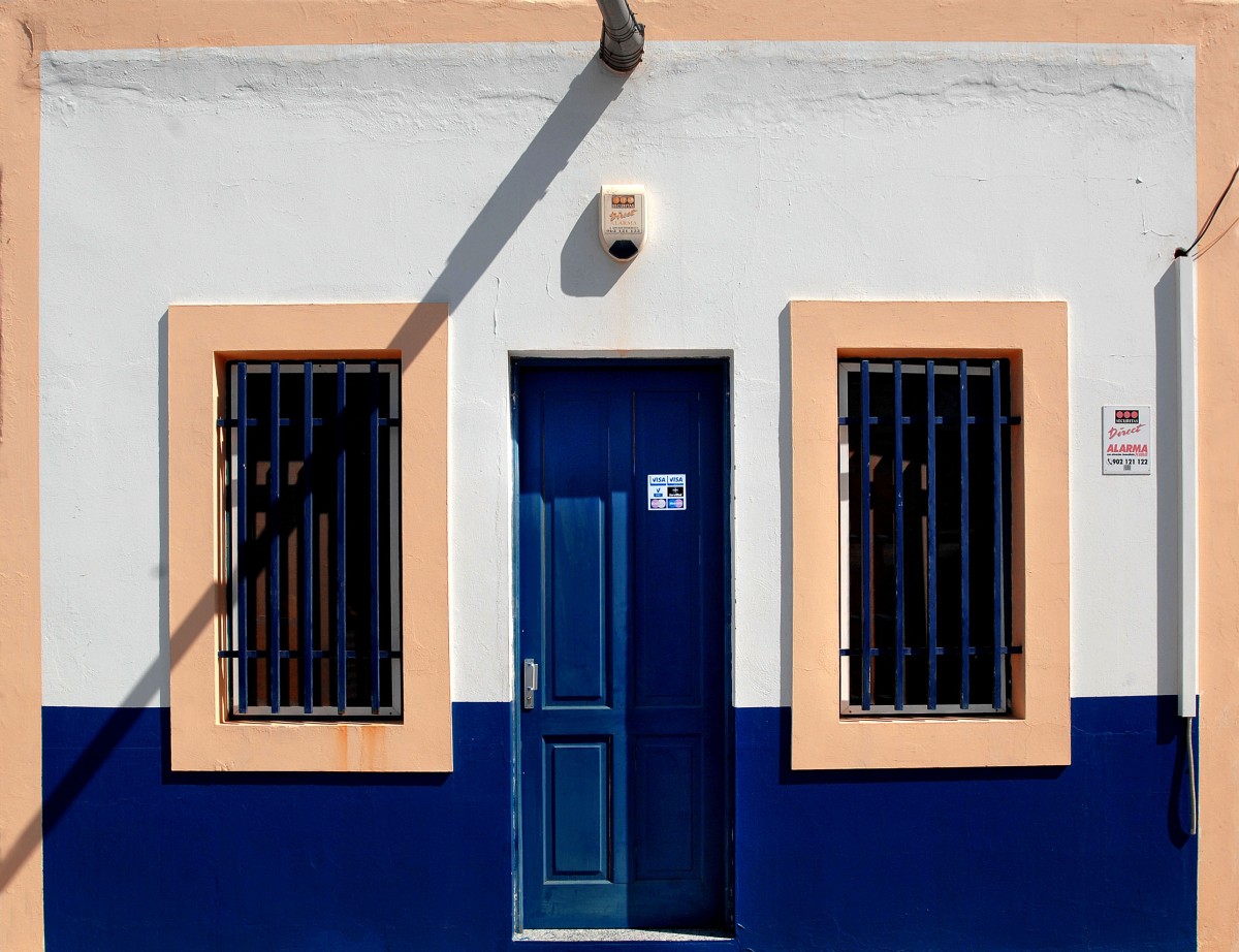 Hausfassade in Puerto de las Nieves - Aufnahme: Oktober 2009.