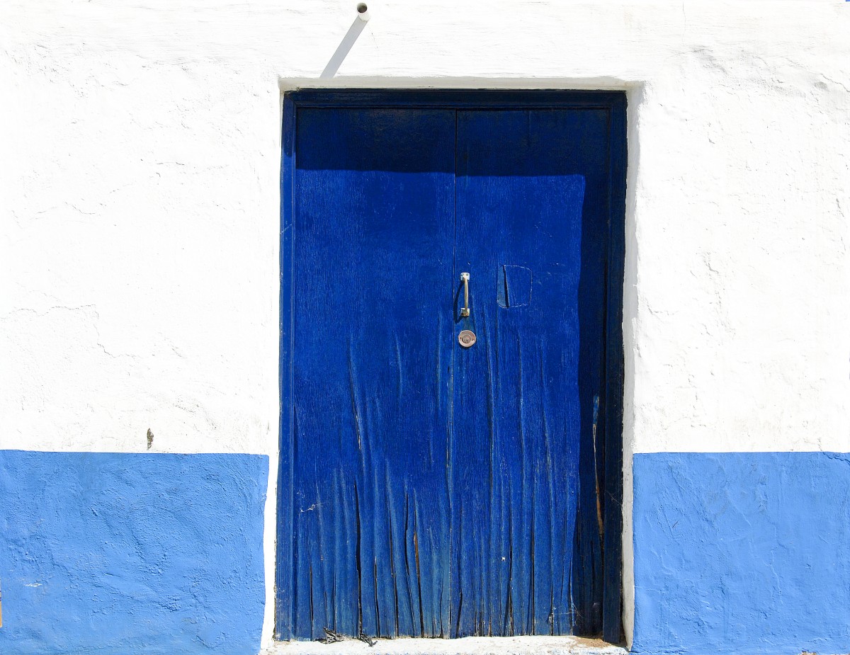 Haustr in Puerto de las Nieves auf Gran Canaria. Aufnahme: Oktober 2009.