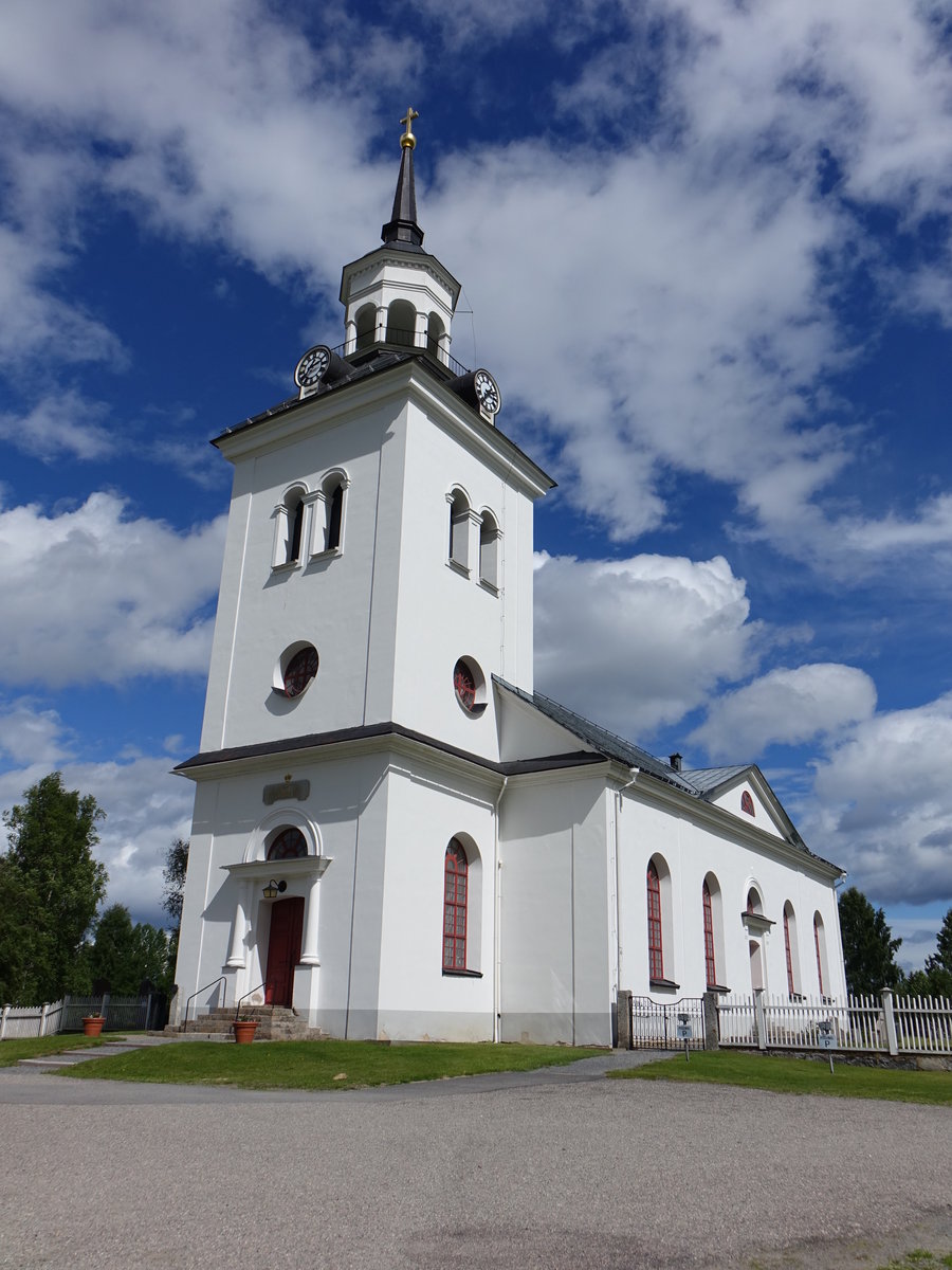 Haver, Ev. Kirche, erbaut 1850 auf mittelalterlichen Grundmauern (20.06.2017)
