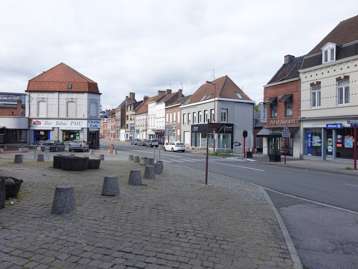 Hazebrouck, Huser in der Rue de Eglise (14.05.2016)