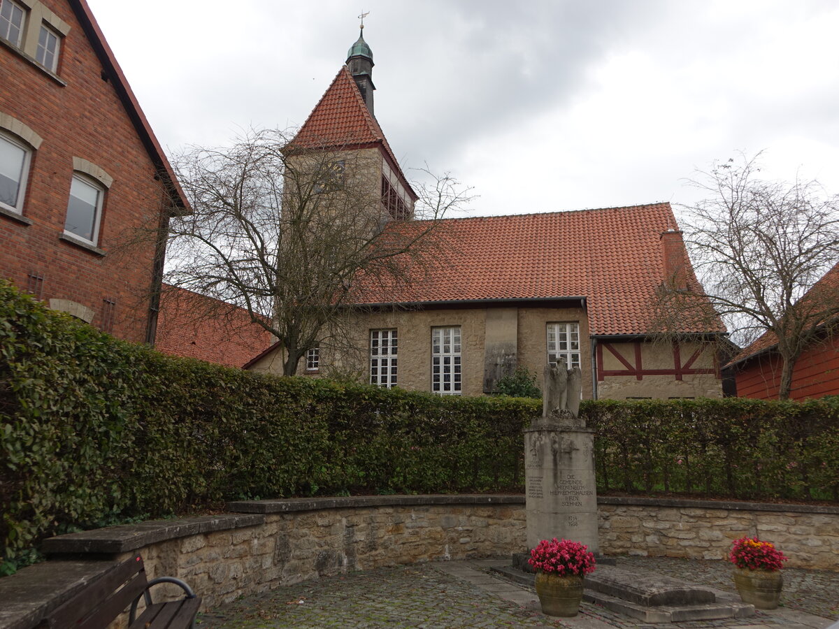 Heckenbeck, evangelische Dorfkirche, erbaut 1741 (29.09.2023)