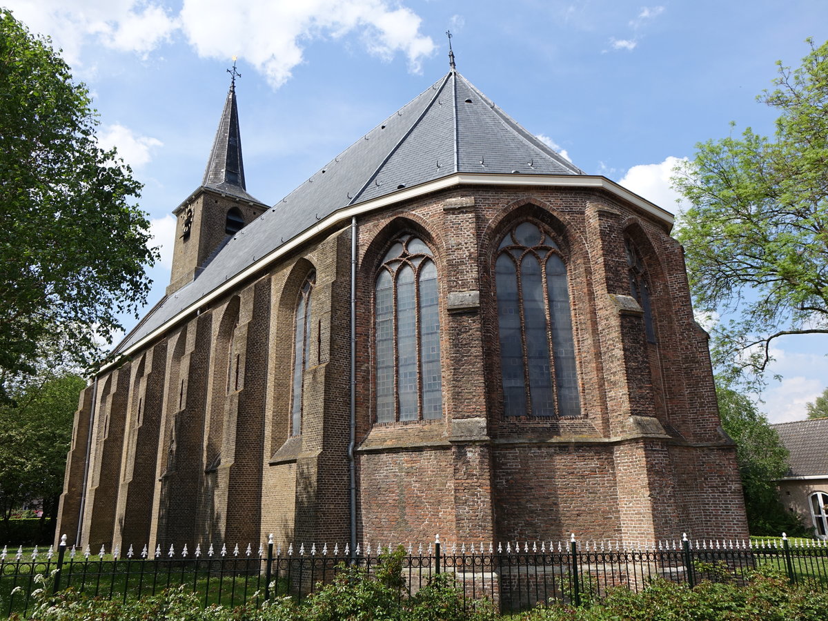 Heenvliet, Ref. St. Martin Kirche, erbaut 1824 (11.05.2016)