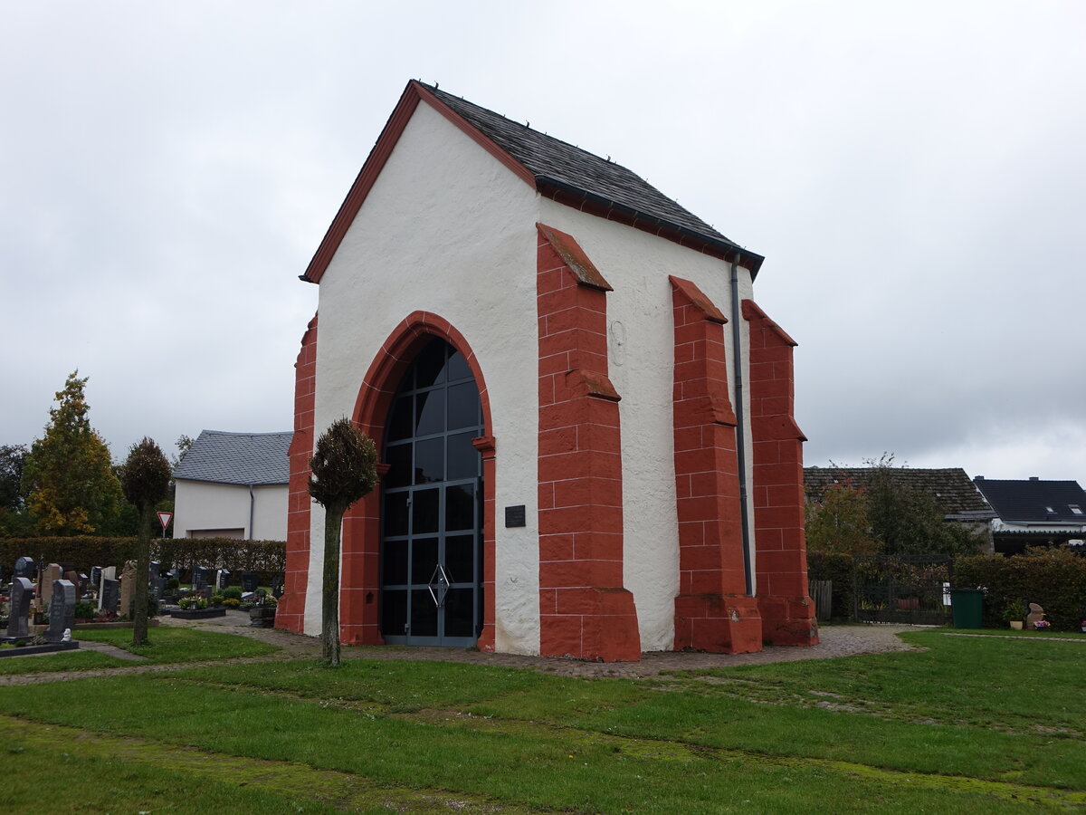 Heidenburg, Friedhofskapelle, erbaut im 16. Jahrhundert (09.10.2025)