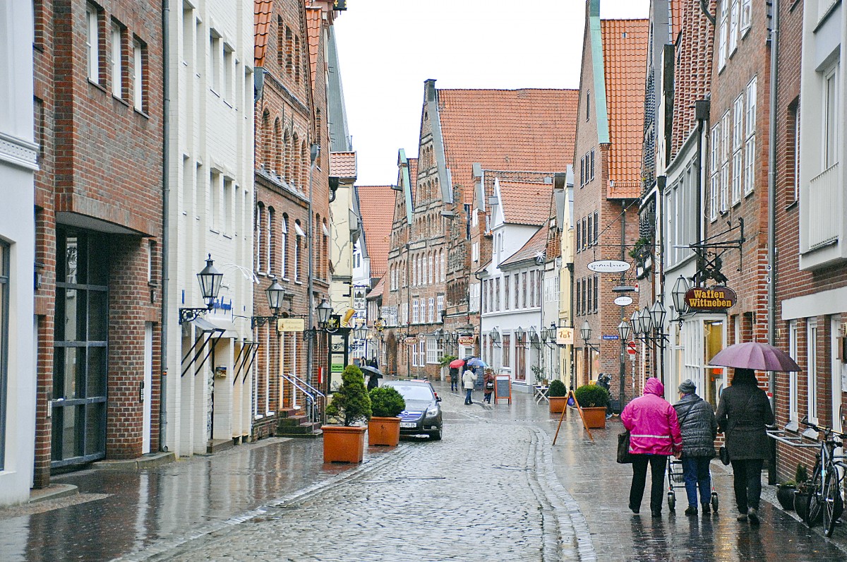 Heiligengeiststrae in Lneburg. 30. Januar 2016.