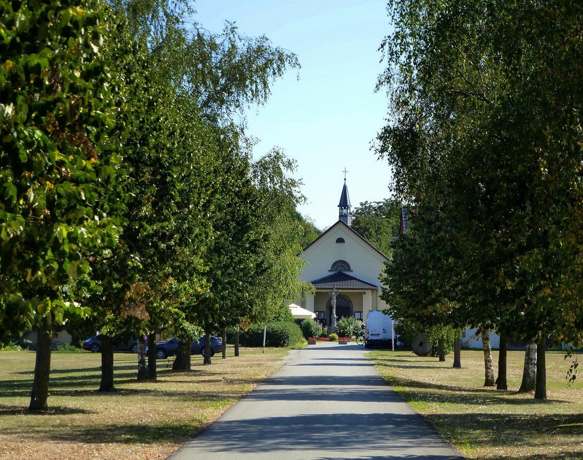 Heiteren im Elsa, parkhnliche Anlage an der Kapelle  Unserer Lieben Frau von Thierhurst und Mari Schmerzen , Aug. 2016