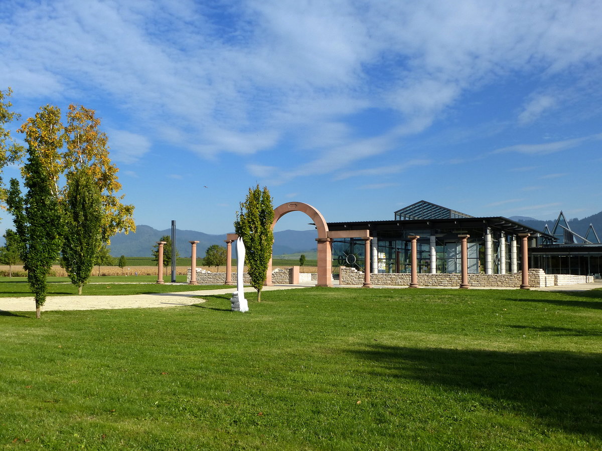 Heitersheim im Markgrflerland, das Rmermuseum Villa Urbana, Okt.2015