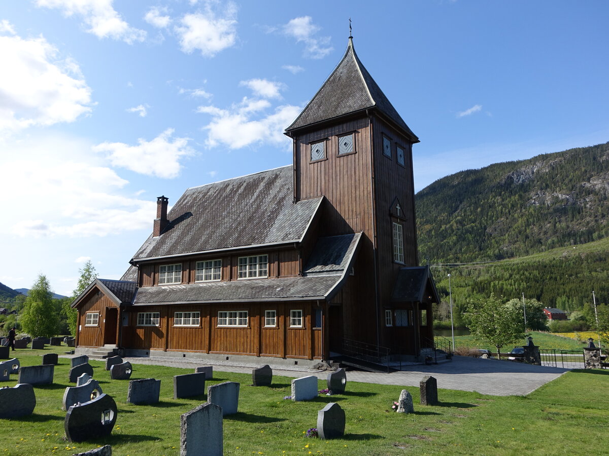 Herad, evangelische Kirche, erbaut 1934 durch Ole Stein (31.05.2023)