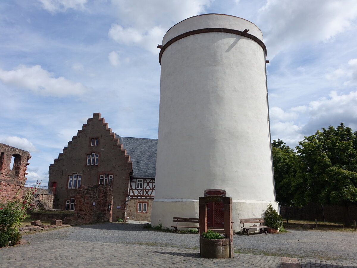 Hering, Bergfried genannt Weie Rbe in der Veste Otzberg (25.07.2020)