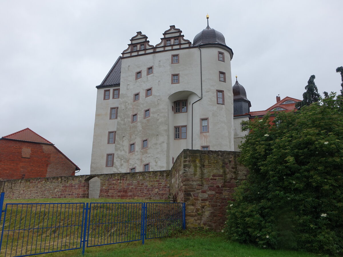 Heringen/Helma, Schloss, erbaut von 1318 bis 1327 durch Graf Dietrich IV (30.06.2023)