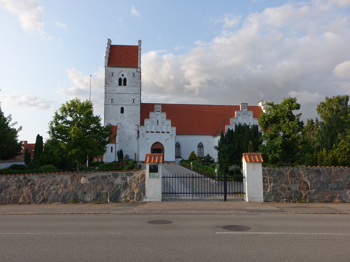 Herlufmagle,evangelische Kirche, erbaut im 12. Jahrhundert (19.07.2021)