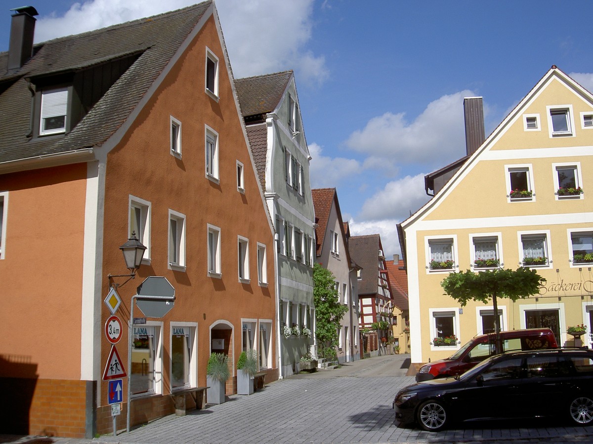 Herrieden, Häuser in der Turmstraße (16.06.2013)