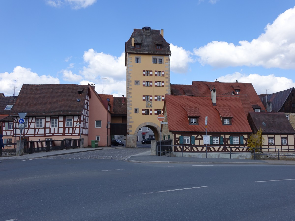 Hersbruck, Wassertorturm und Zollhaus an der vorderen Schulgasse (05.04.2015)