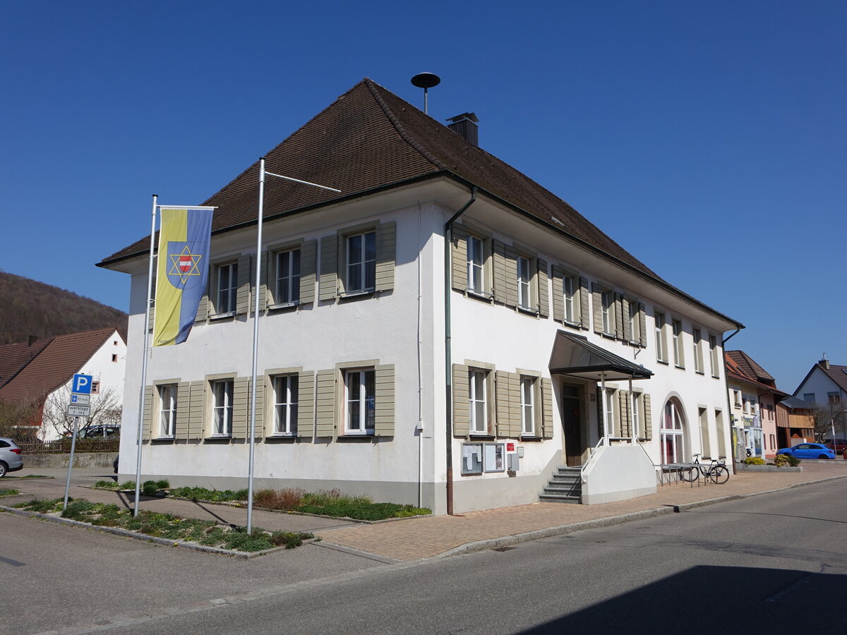 Herten (Baden), Rathaus in der Hauptstrae (30.03.2019)