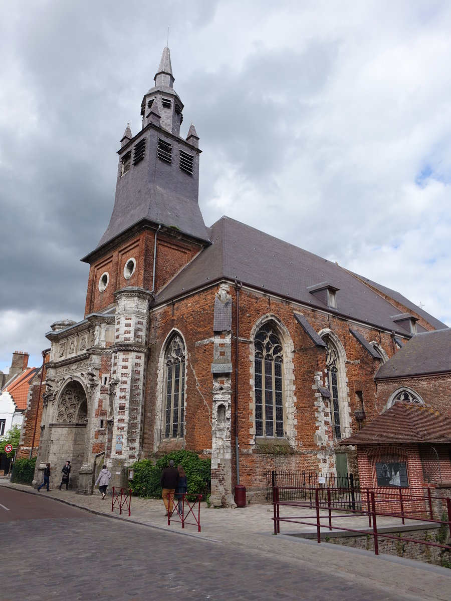 Hesdin, Notre Dame Kirche, erbaut von 1565 bis 1582 (14.05.2016)