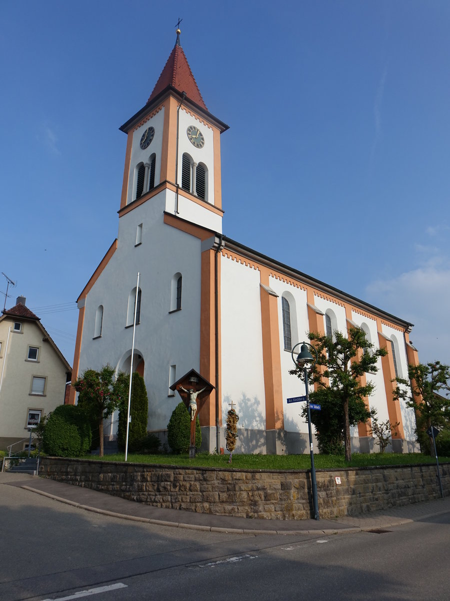 Heudorf, Pfarrkirche St. Peter und Paul, erbaut bis 1840 (25.05.2017)