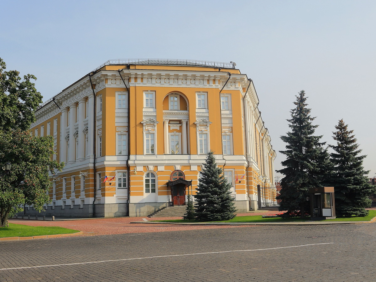 Hier das selten genutzte Gebude des Senats in Moskau am 10. September 2017.