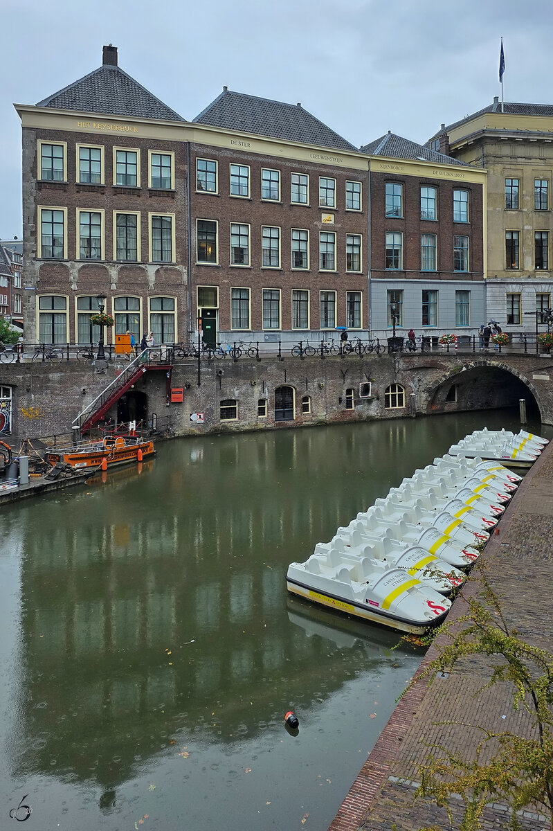 Hier zu sehen der nordwestliche Teil des historischen Rathauses von Utrecht. (September 2026)