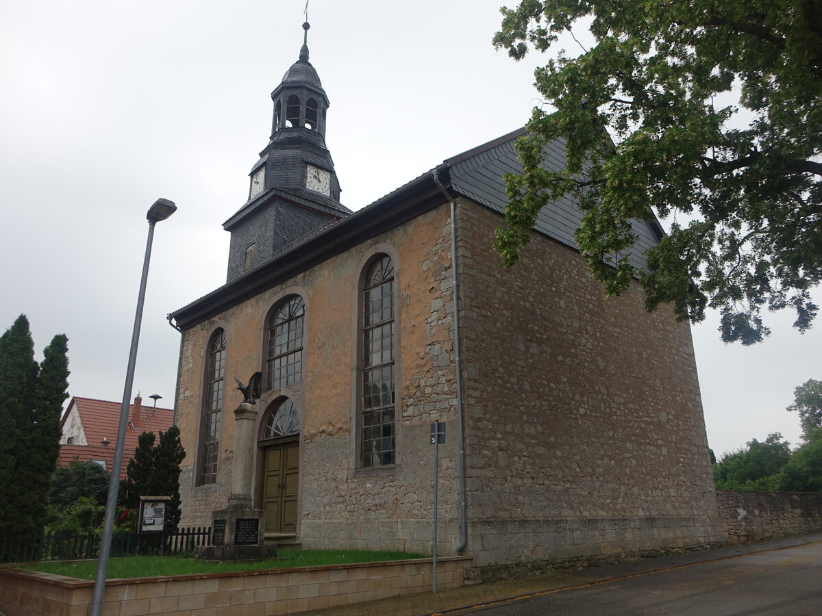 Himmelsberg, evangelische St. Mauritius Kirche, erbaut 1845 (30.06.2023)