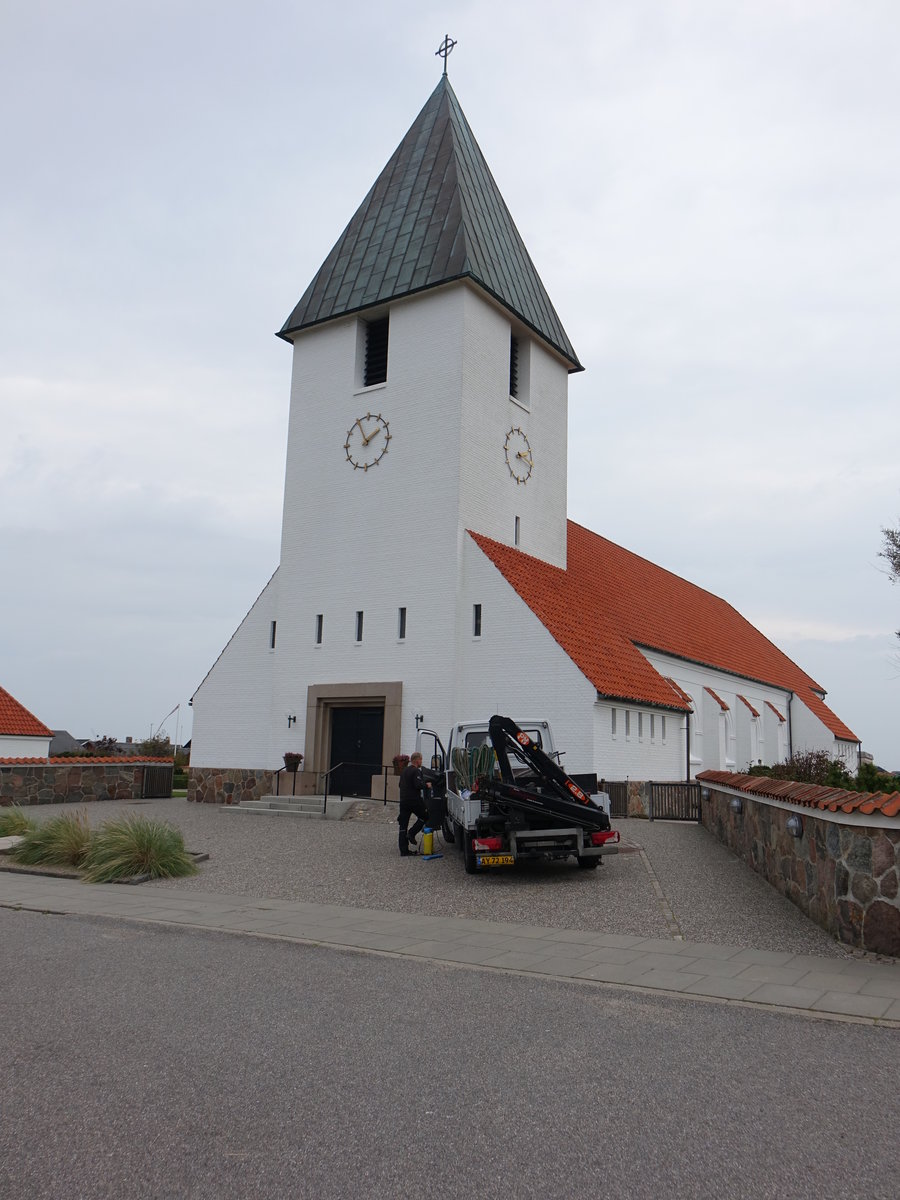 Hirtshals, evangelische Kirche, erbaut bis 1908 (23.09.2020)