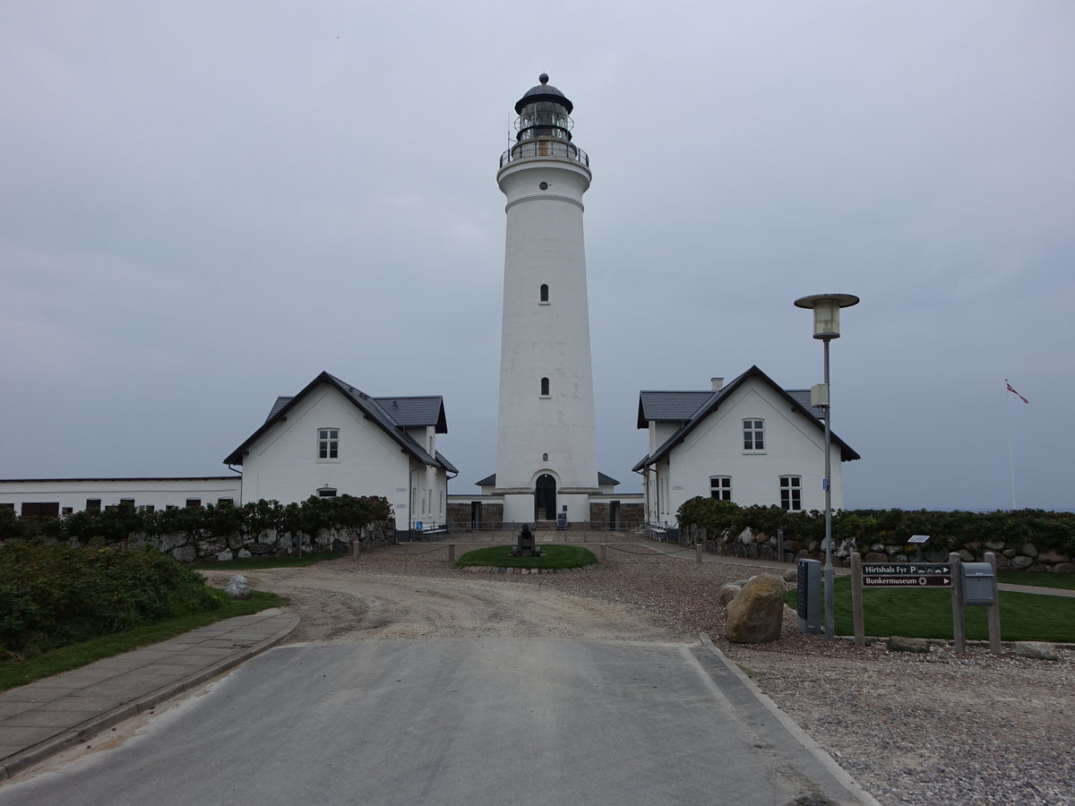 Hirtshals, historischer Leuchtturm, erbaut 1863 durch N. S. Nebelong (23.09.2020)