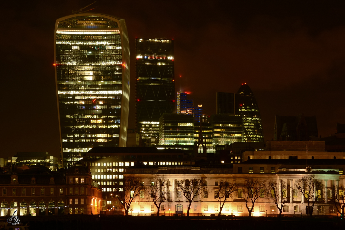 Historische und moderne Architektur - alles wird in London geboten. (Februar 2015)