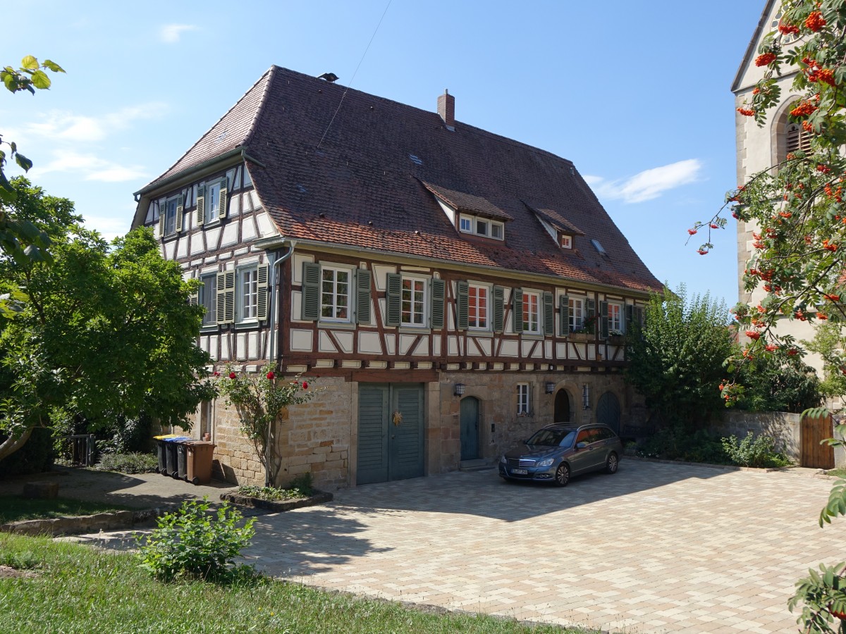 Historischer Pfarrhof von Schlaitdorf (30.08.2015)