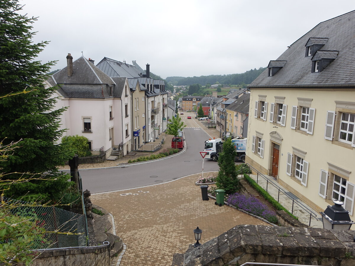 Hobscheid, Huser in der Rue de Eglise und Grande Rue (20.06.2022)