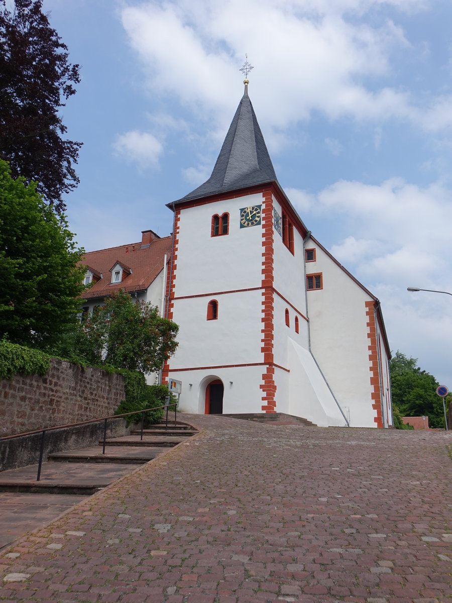 Höchst im Odenwald, Klosterkirche, erbaut von 1566 bis 1568 (13.05.2018)