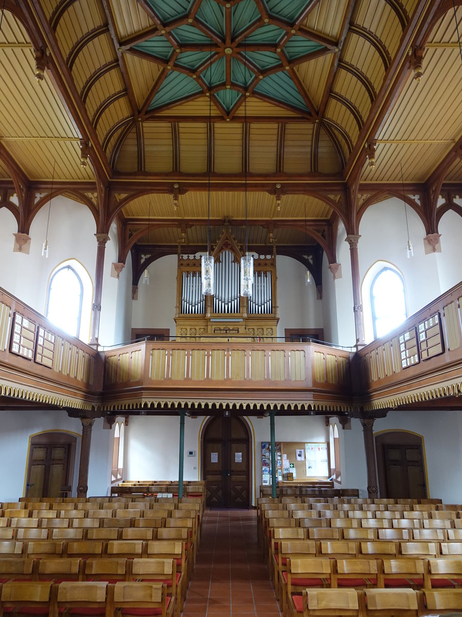 Hhefeld, Innenraum der Ev. Kirche (15.06.2016)